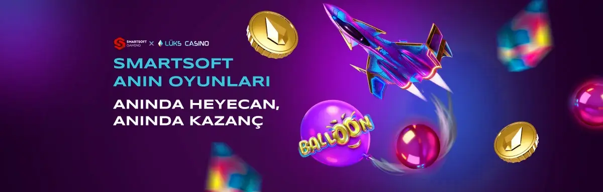 SmartSoft Anın Oyunları afişi: neon jet ve Balloon balonu