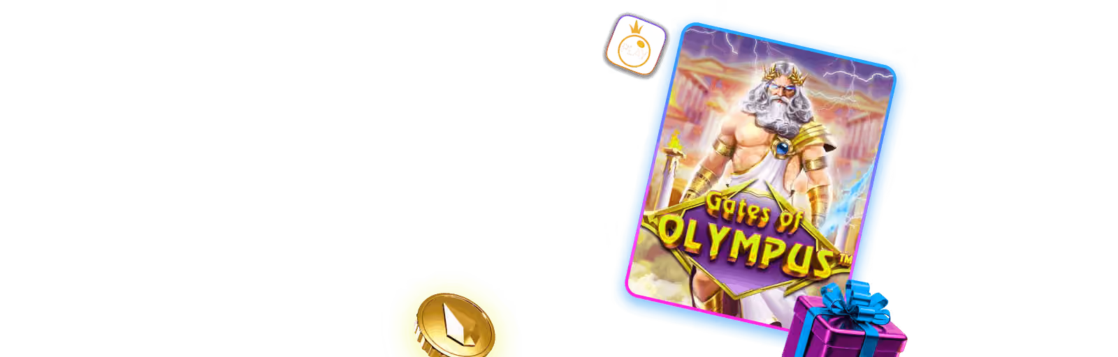 Gates of Olympus oyun kartı ve hediye kutusu