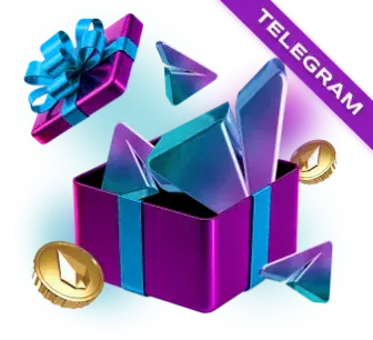 Telegram promosyon kodları: kristal dolu hediye kutusu